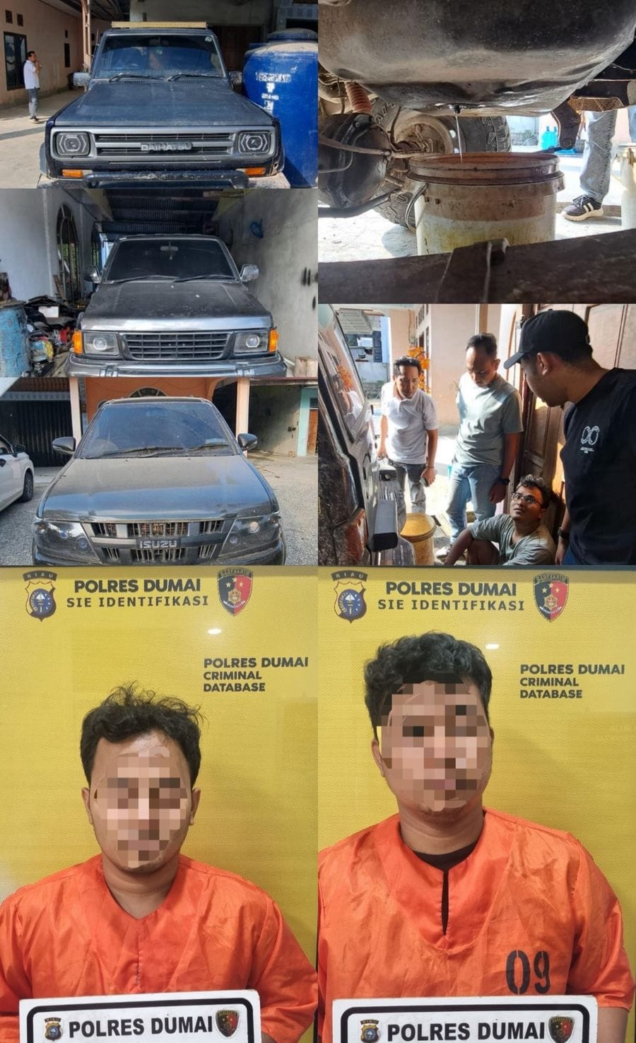 Melangsir BBM Bersubsidi, Dua Pelaku Diamankan Polres Dumai