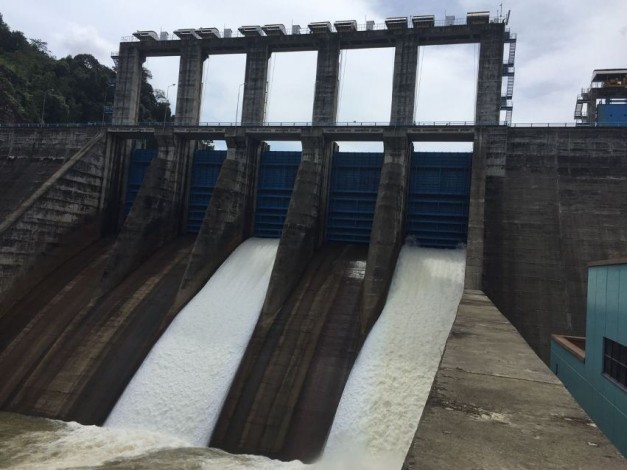 Pintu Waduk PLTA Koto Panjang Sudah Dibuka