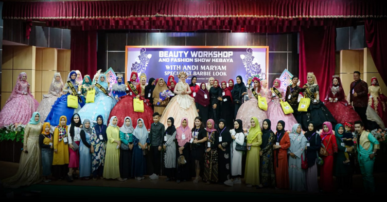 Beauty Workshop and Fashion di Inhil Tampilkan Puluhan Model Cantik