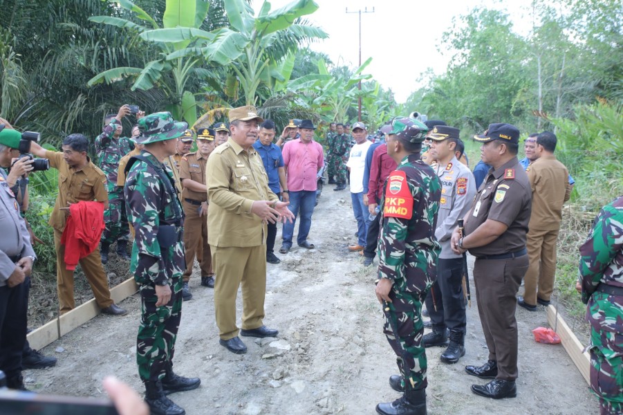 Bupati Asahan Buka TMMD ke-124 di Desa Silo Bonto