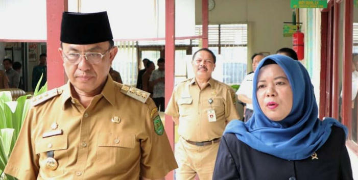 Bupati Inhil Kunjungi Kantor Pengadilan Negeri Tembilahan