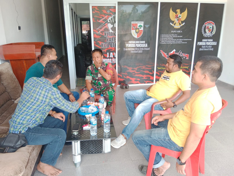 Serda Bambang Irwanto Laksanakan Komsos
