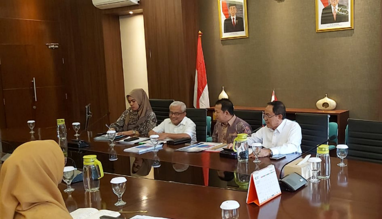 'Jemput Bola' Ke Pusat, Bupati Pimpin Jajaran Pemkab Inhil Audiensi Dengan Kemenkes RI
