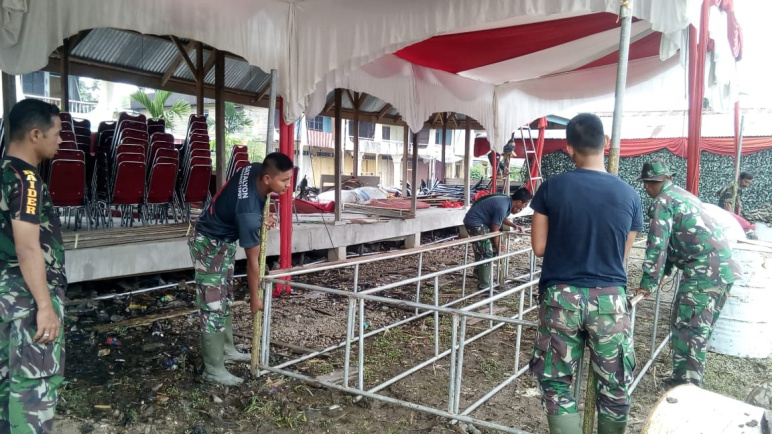 Satgas Persiapkan Jepang Penutupan TMMD ke-106 Kodim 0314/Inhil