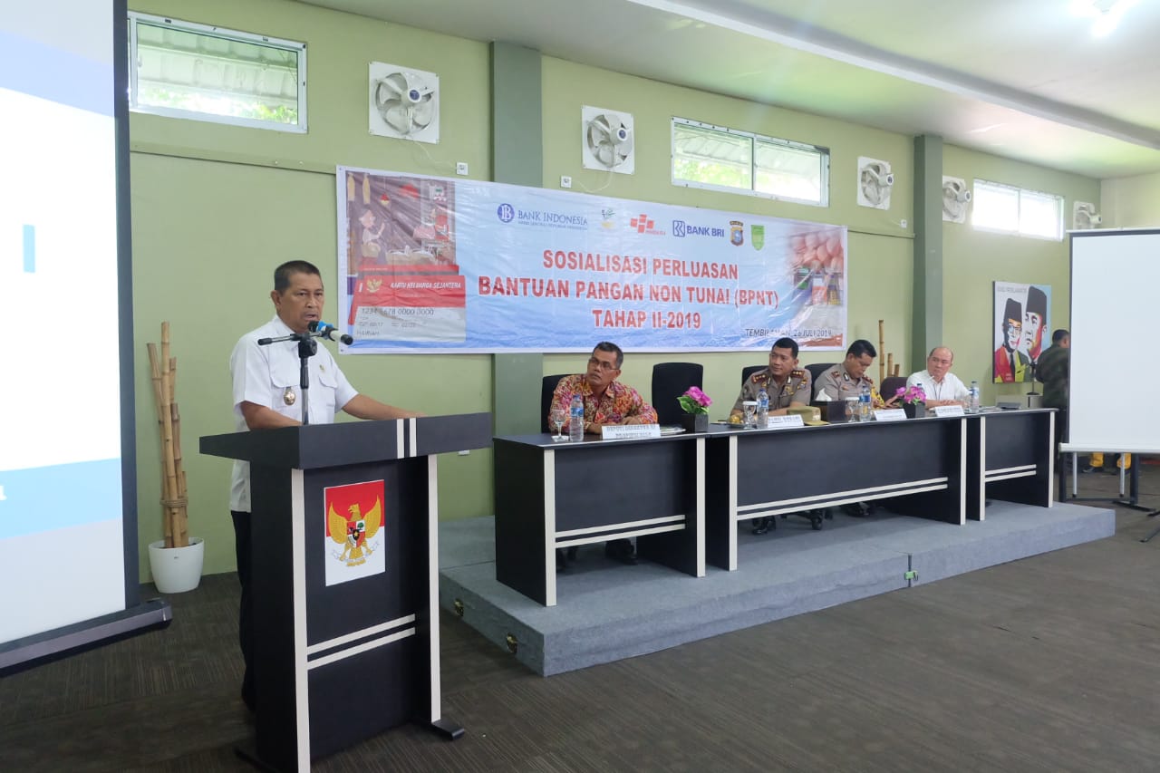 Wabup Inhil Tekankan Camat dan Kades Salurkan BPNT Tepat Sasaran