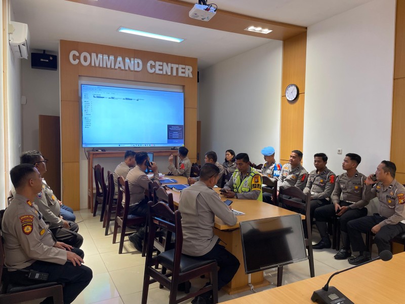 Polda Riau Laksanakan Asistensi dan Supervisi Ops Lancang Kuning 2026 di Polres Dumai, Karoops Cek Pos Terpadu dan Imbau Pemanfaatan Call Center 110