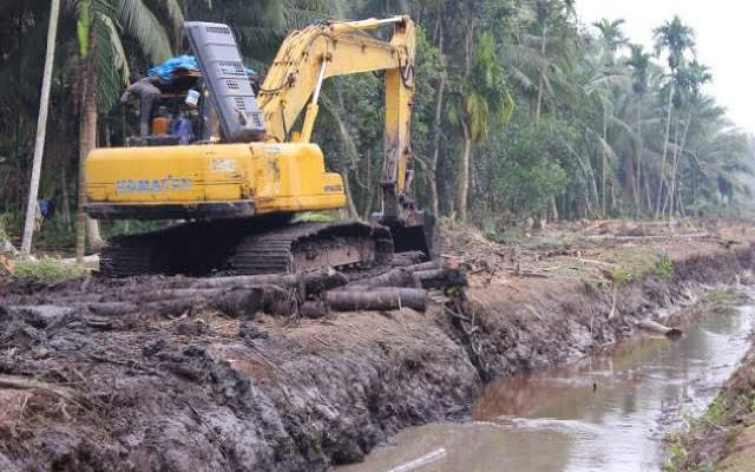 Akhir 2019, Belasan Excalator di Kecamatan Ditarik Kembali ke Disbun Inhil