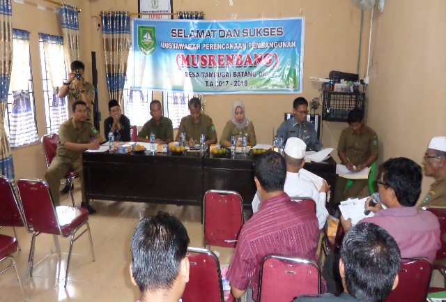 Anggota DPRD Kabupaten Bengkalis Komisi II Hadiri Musrenbang Desa Tambusai Batang Dui