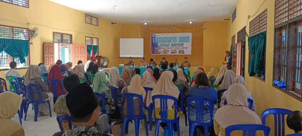 Danramil 02/BK Hadiri Lokakarya Mini Lintas Sektor di Bukit Kapur