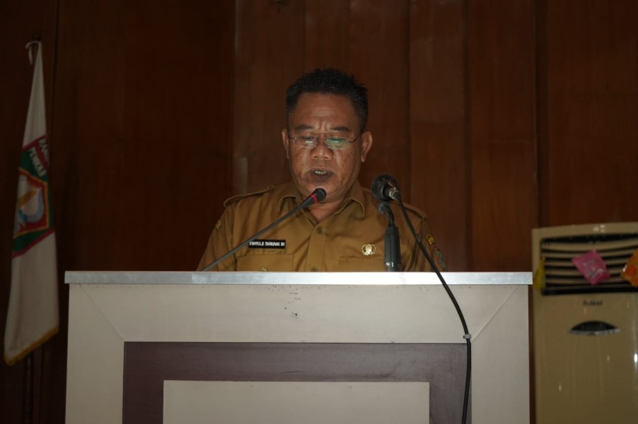 Rapat Paripurna DPRD Kabupaten Asahan Dalam Acara Pengumuman Usulan Penetapan Pemberhentian Bupati dan Wakil Bupati Asahan