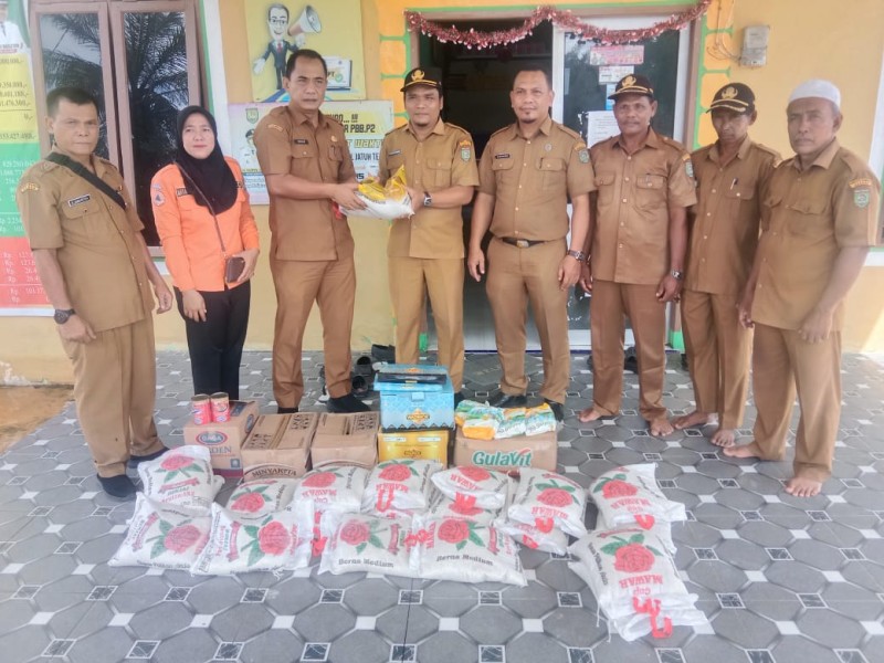 Pemerintah Kabupaten Asahan Salurkan Bantuan Musibah Banjir Pada Masyarakat Desa Sei Dua Hulu