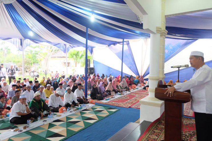 Wabup Inhil Taja Syukuran dan Buka Puasa Bersama di Kediaman Dinas