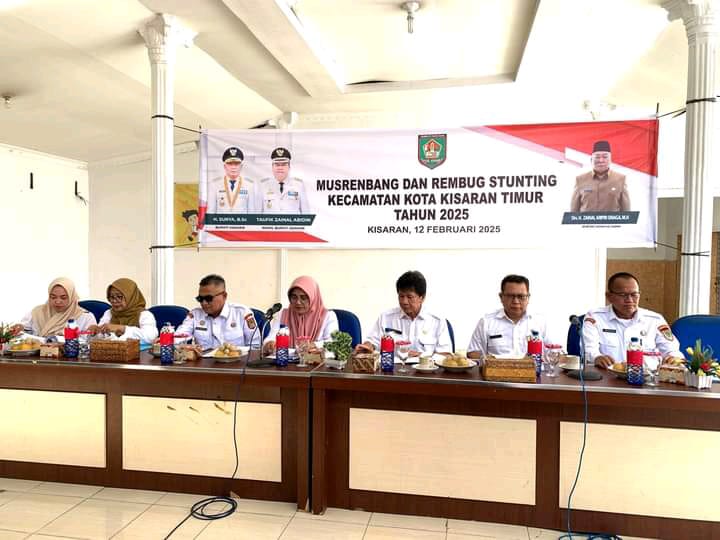 Camat Kota Kisaran Timur Laksanakan Musrenbang Tingkat Kecamatan Kota Kisaran Timur Tahun 2025