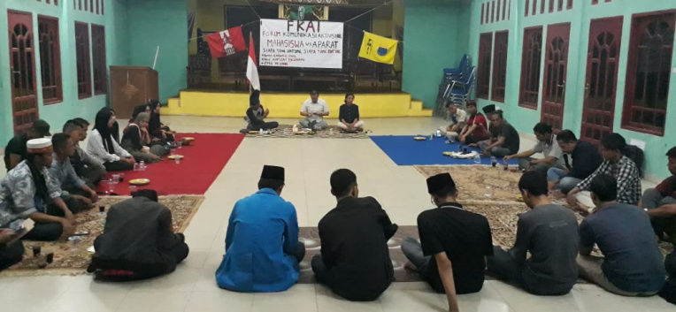 Forum Komunikasi Aktivis Inhil: Musuh Kita Bukan Aparat