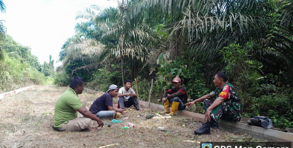 Serka M Aslim Lubis Berikan Pemahaman Terkait Bahaya Karhutla