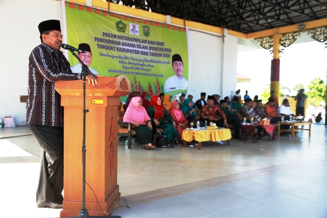 Wakil Bupati Apresiasi PENTAS PAI Perdana di Siak
