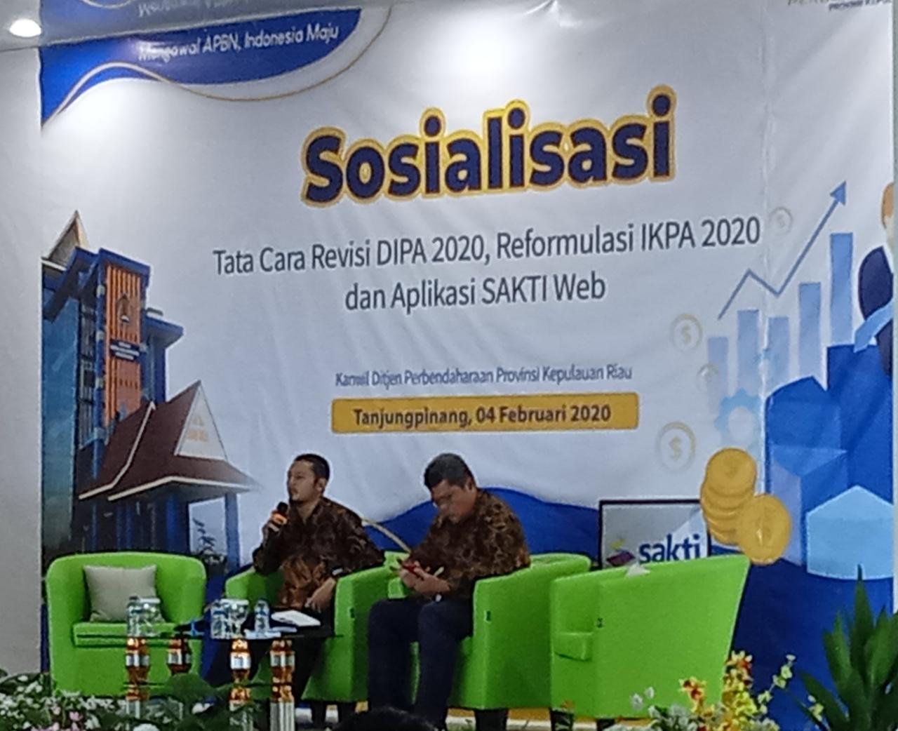 Kanwil Dirjen KPPN Sosialisasikan Web Sakti