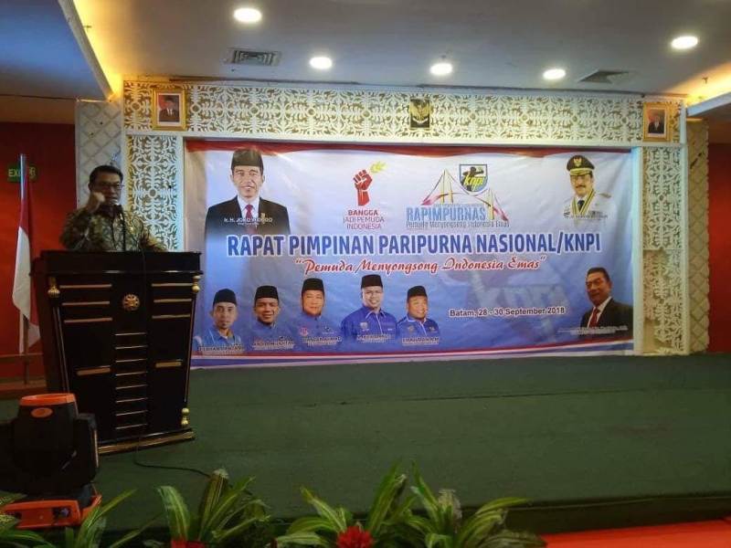 Moeldoko Hadiri Rapimpurnas Pemuda/KNPI di Batam