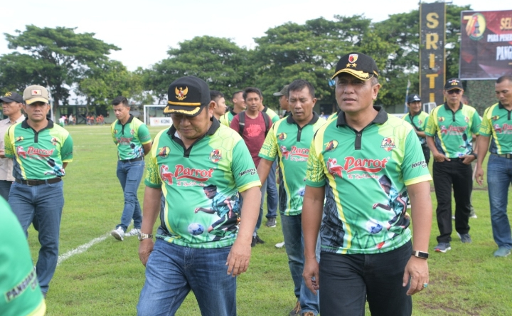 Awal Tahun, Pangdam Brawijaya Resmikan Turnamen Sepak Bola KU-12