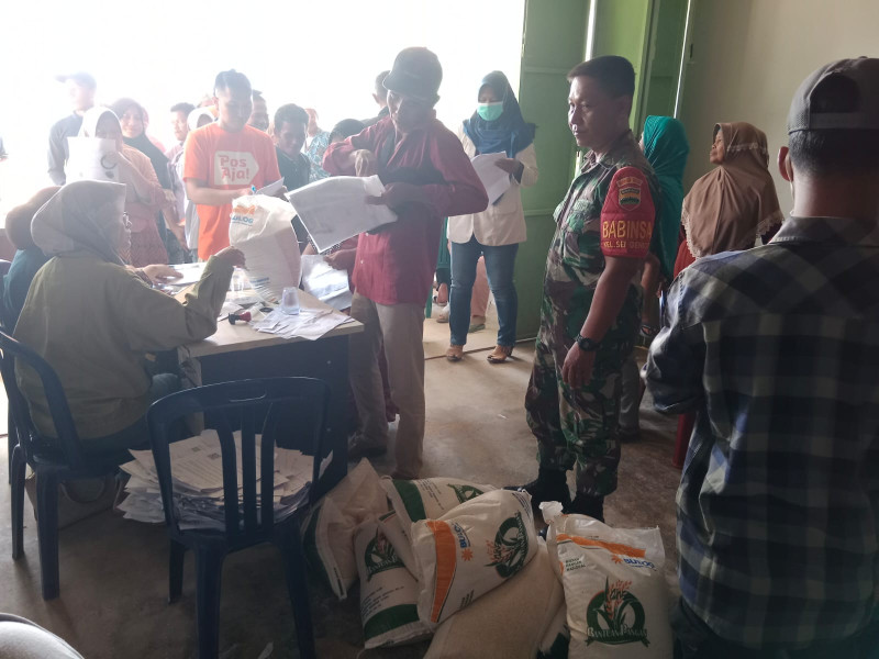 Serda Bambang Irwanto Pastikan Pembagian Bantuan Untuk Masyarakat Lancar