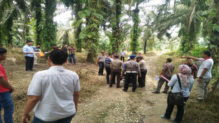 Polres Siak Gelar Rekonstruksi Pembunuhan Tukang Ojek