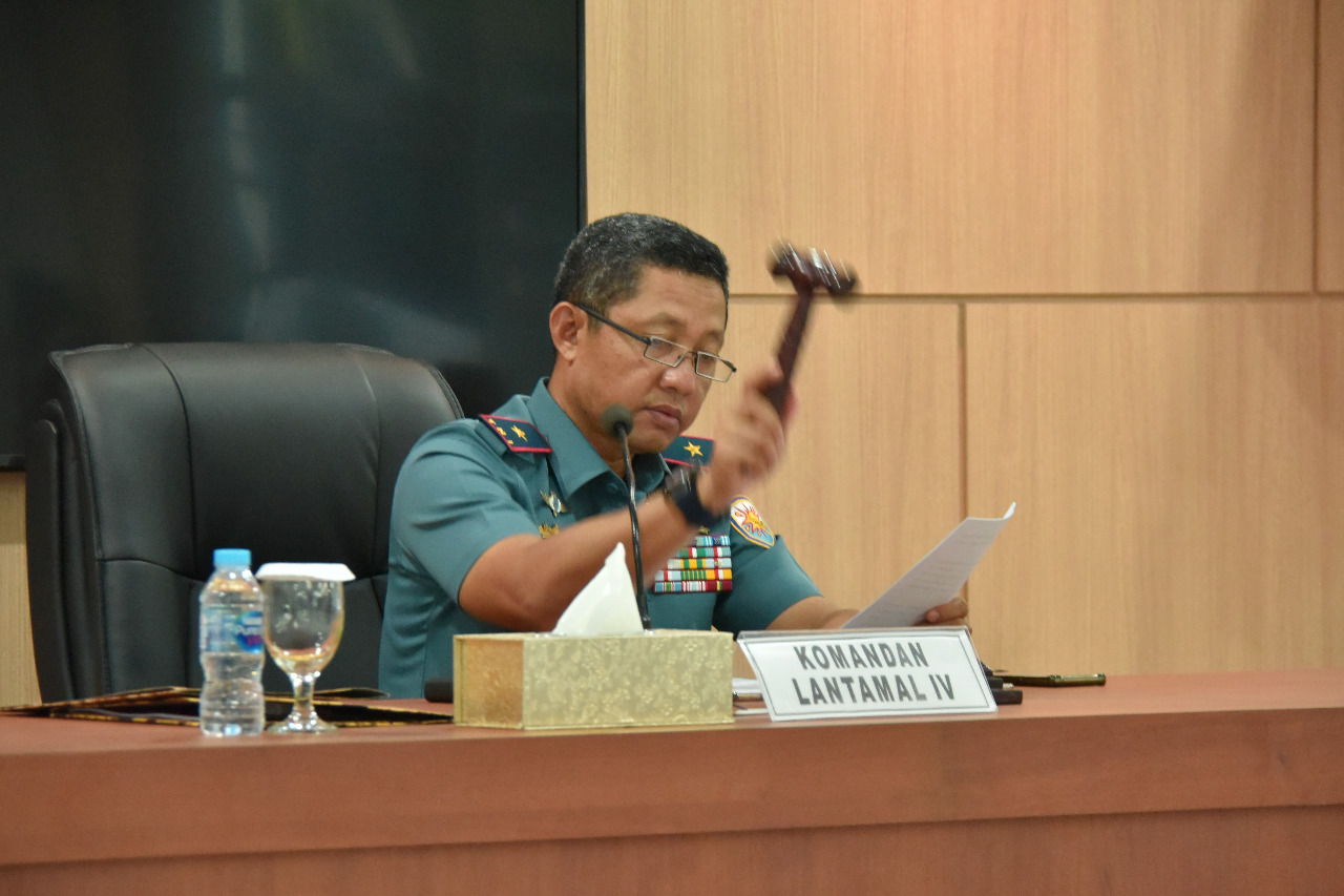 Danlantamal Arsyad Abdullah Pimpin Sidang Pantukhirda