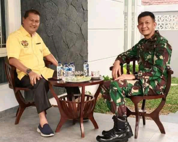 Wabup Terima Kunjungan Silaturrahmi Dandim 0314/Inhil