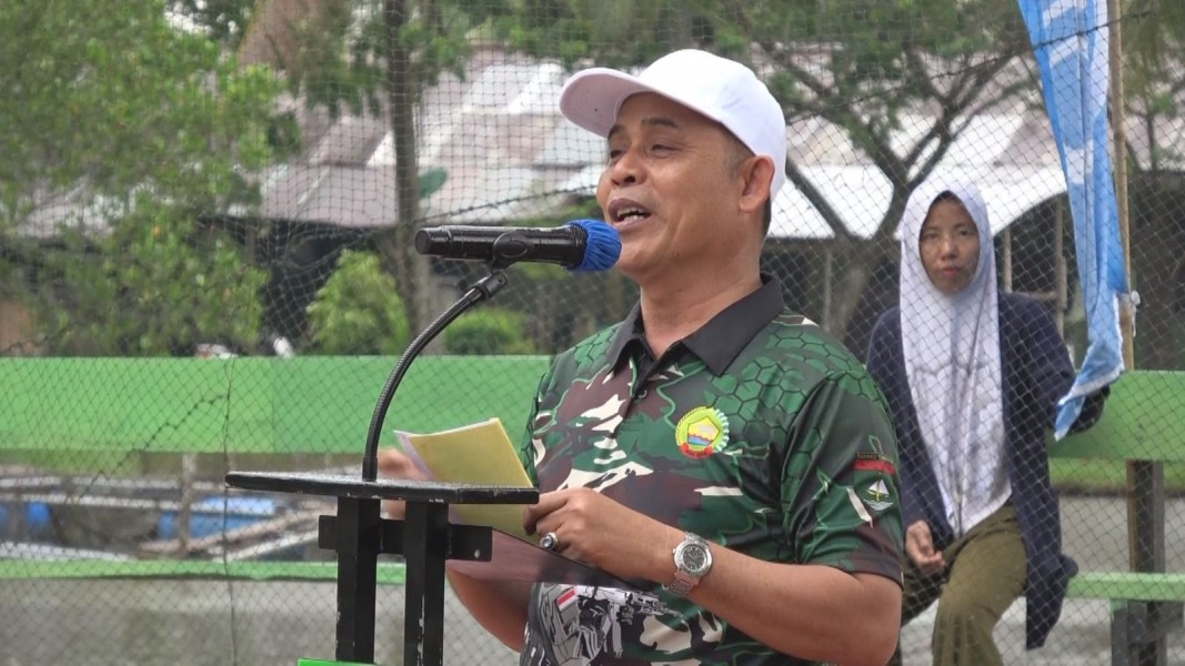 Bupati Hadiri Pembukaan Semi Open Turnamen Bola Voli Putra Dandim 0314 Piala Inhil ke-7 Tahun 2025