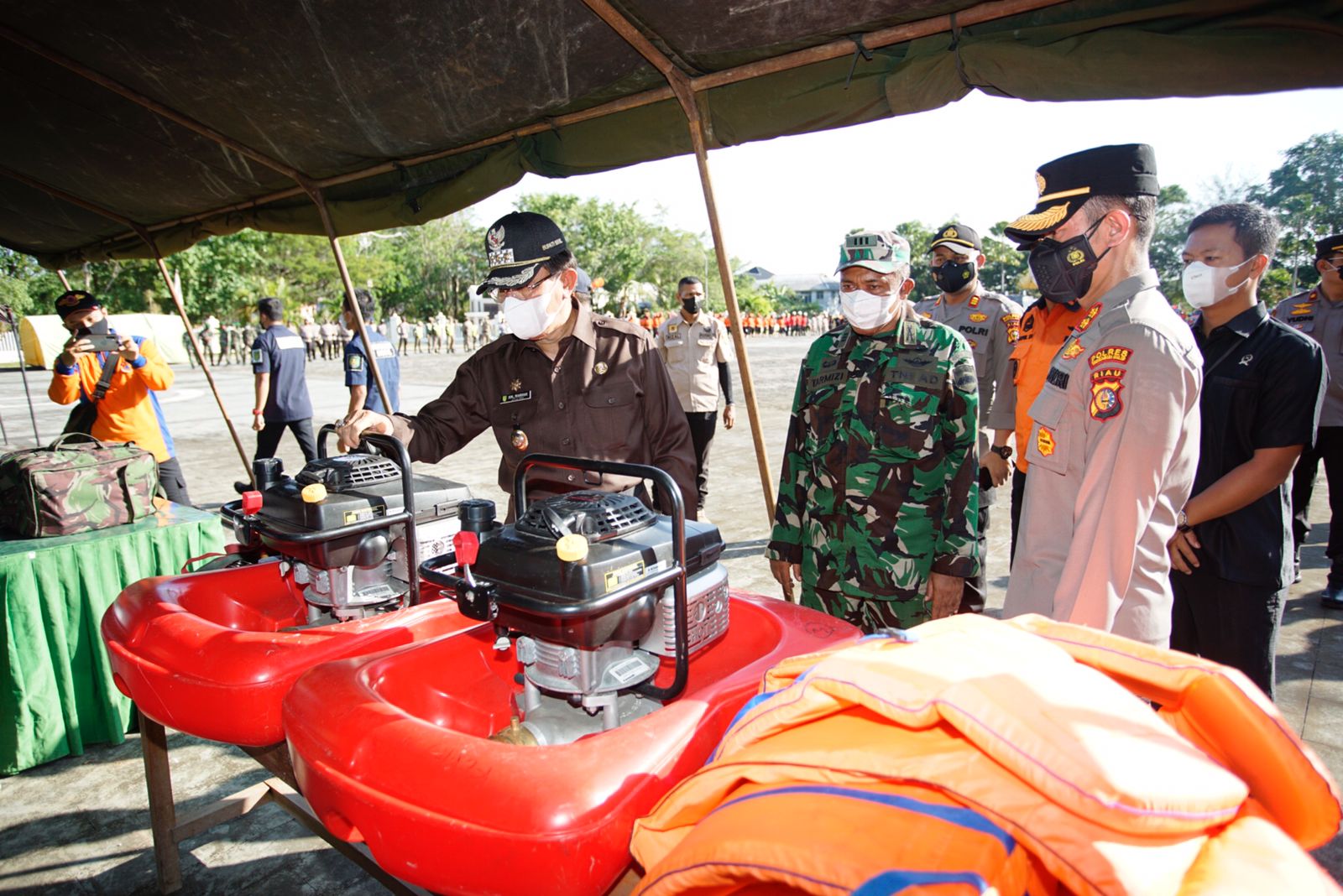 Bupati Inhil Himbau Seluruh Stekholder Tingkatkan Kewaspadaan Karhutla