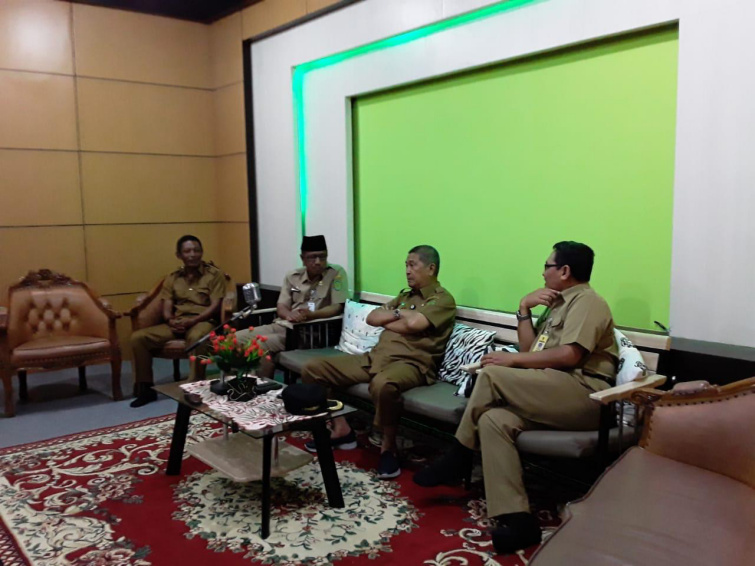 Wakil Bupati Inhil Sambangi Studio GGTV dan Stasiun Radio Gemilang FM