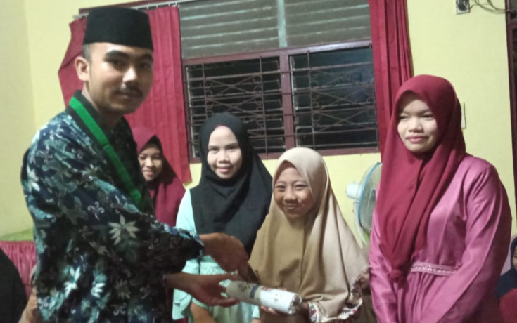 HMI Tembilahan Peringati Maulid Nabi SAW 1441 H di Panti Asuhan Puri Kasih