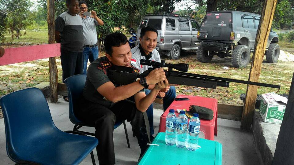 Dandim 0320 Dumai Berikan Semangat Baru Saat Kunjungi Lapangan Tembak Dumai Shooting Clubs