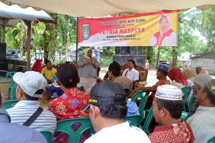 Masyarakat Sampaikan Keresahan Terkait Narkoba Disaat Reses Ketua Fraksi Gerindra Dumai