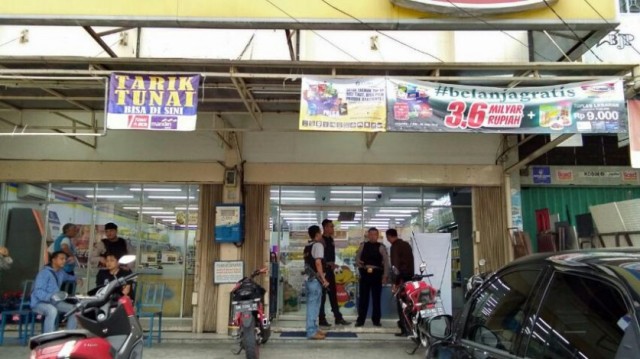 Gerai Indomaret di Pekanbaru Dirampok Saat Sepi Pengunjung