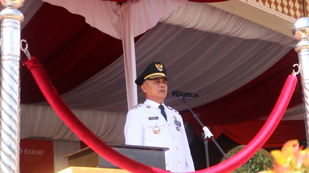 Bupati Inhil Maknai HUT RI jadi Penyemangat Membangun Negeri