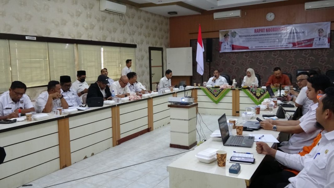 Wabup Pimpin Rakoor Penanggulangan Kemiskinan Kabupaten Inhil