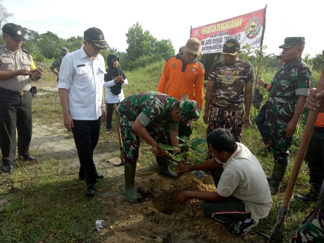 Hari Juang Kartika, Kodim 0320/Dumai Laksanakan Penghijauan