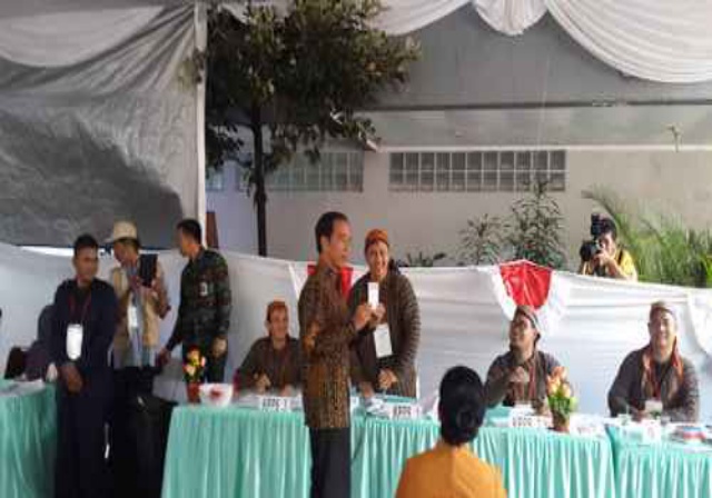 Usai Nyoblos di Gambir, Jokowi: Jangan Sampai Perbedaan Politik Memecah Persatuan Kita