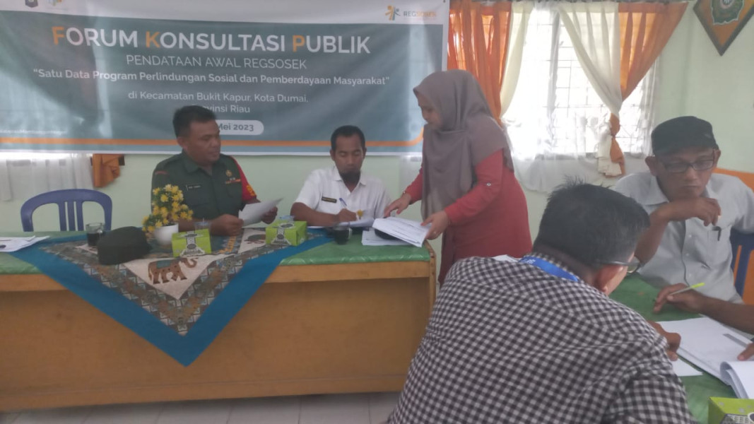 Babinsa Serda Roni Sandra Ikuti Kegiatan Validasi Data