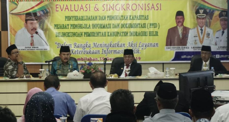 Januari 2020, Seluruh OPD di Inhil Maksimalkan Keterbukaan Informasi Publik