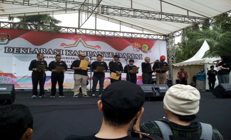 Deklarasi Kampanye Damai, Ini Pesan Plt Gubri
