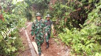Tim Sosialisasi Karhutla Mabes TNI Tinjau Selat Akar, Embung Disiapkan untuk Antisipasi Kebakaran