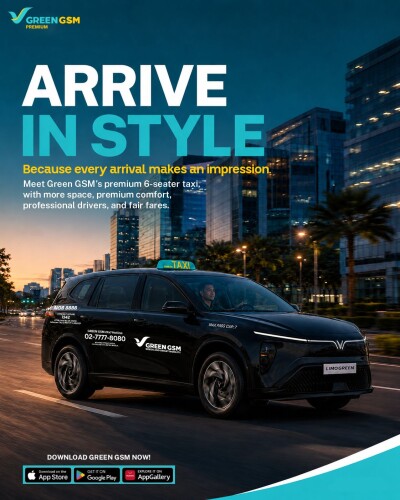 Green GSM Philippines launches premium taxi, a 7-seat high-end electric taxi service