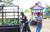 Perkuat Ketahanan Pangan: Satgas TMMD 129 Bojonegoro Pasok Ratusan Bibit Sayuran untuk Warga Kesongo