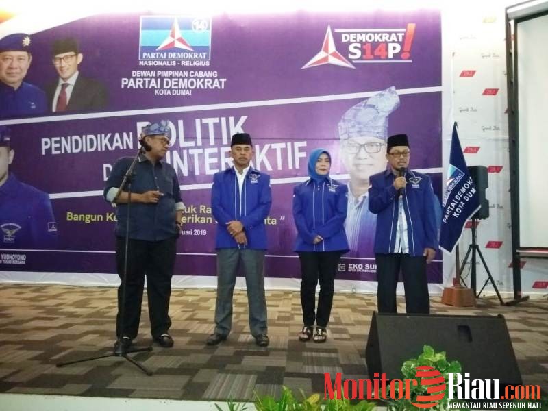 Partai Demokrat Dumai Gelar Pendidikan Politik dan Dialog Interaktif