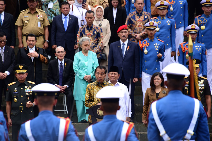Panglima TNI Dampingi Presiden RI Resmikan Graha Utama Akademi Militer Magelang