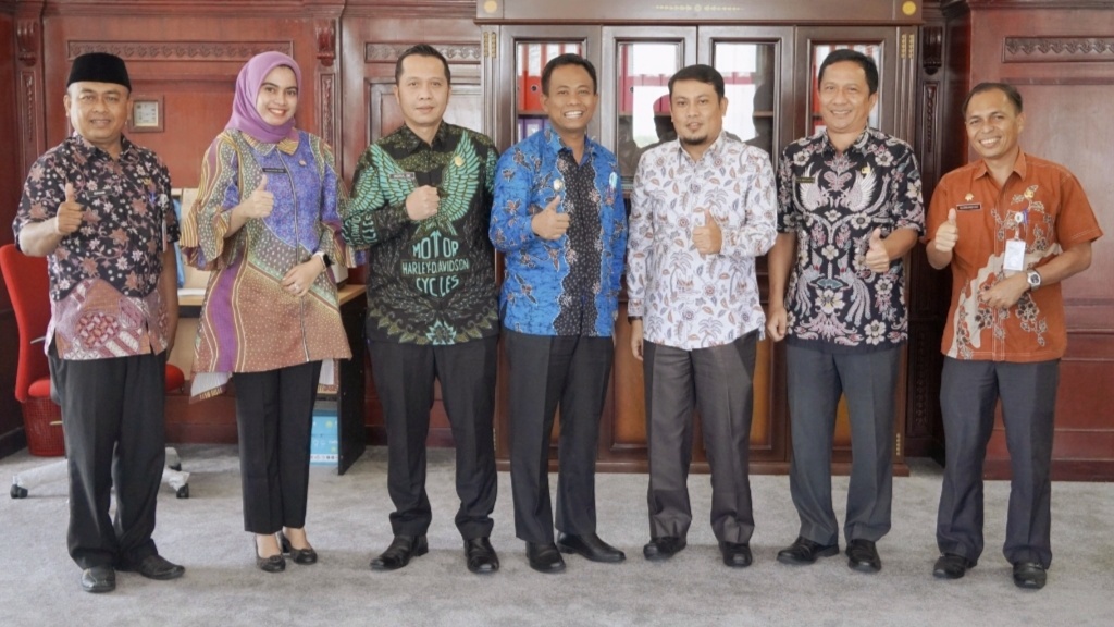 Ketua DPRD Kota Payakumbuh Kunjungi Kominfo Rohil, Ini Yang Dibahas