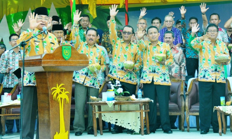 Bupati Inhil Sampaikan Pidato Pembukaan FKI Tahun 2017