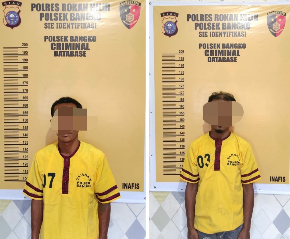 Dua Pria Pelaku Perampasan Kalung Seorang Wanita Dibekuk Polsek Bangko