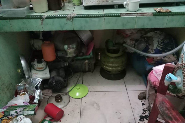Gas Melon Meledak, Paman dan Keponakan Melepuh